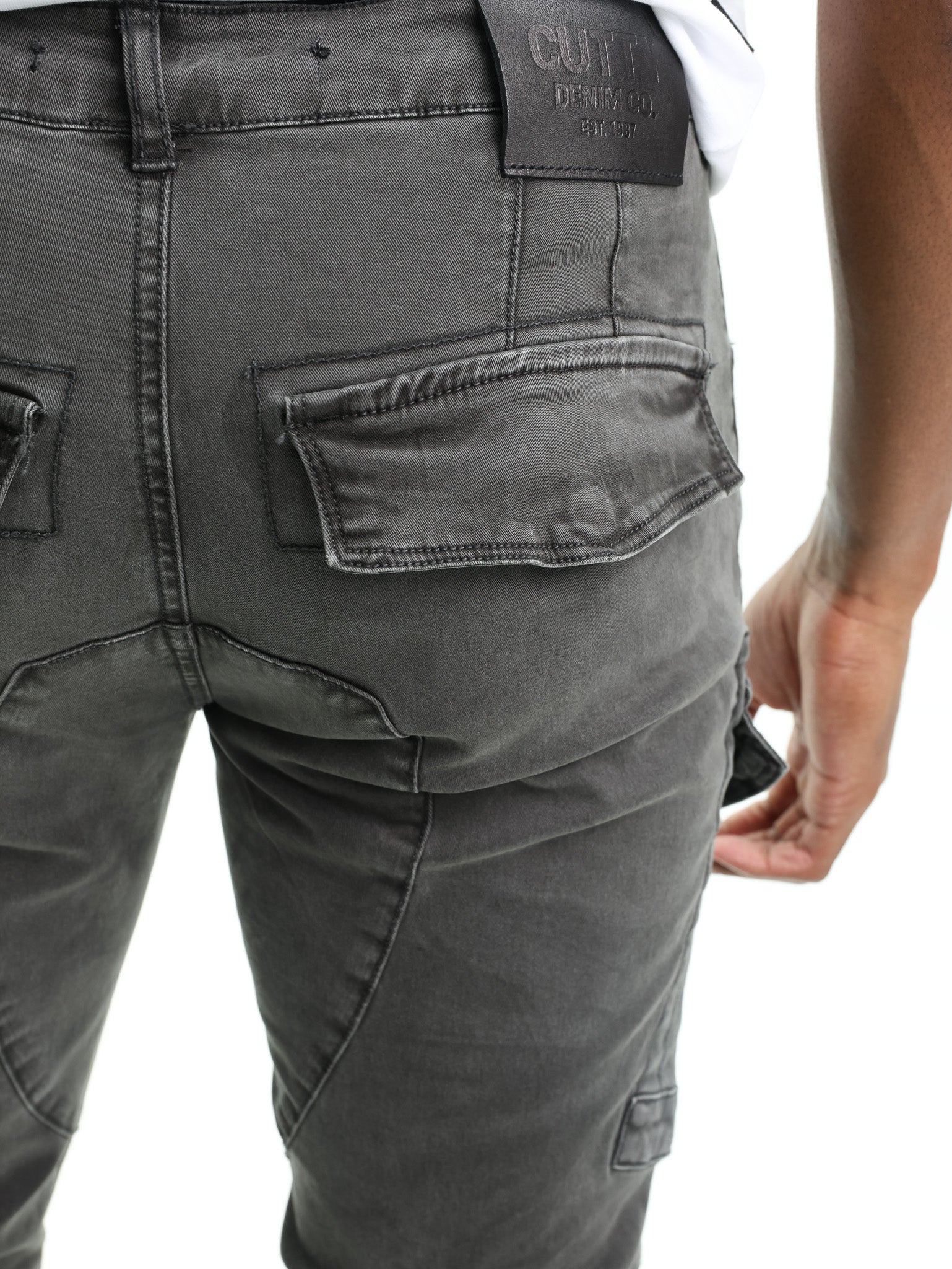 Cutty Cargo Pants Charcoal